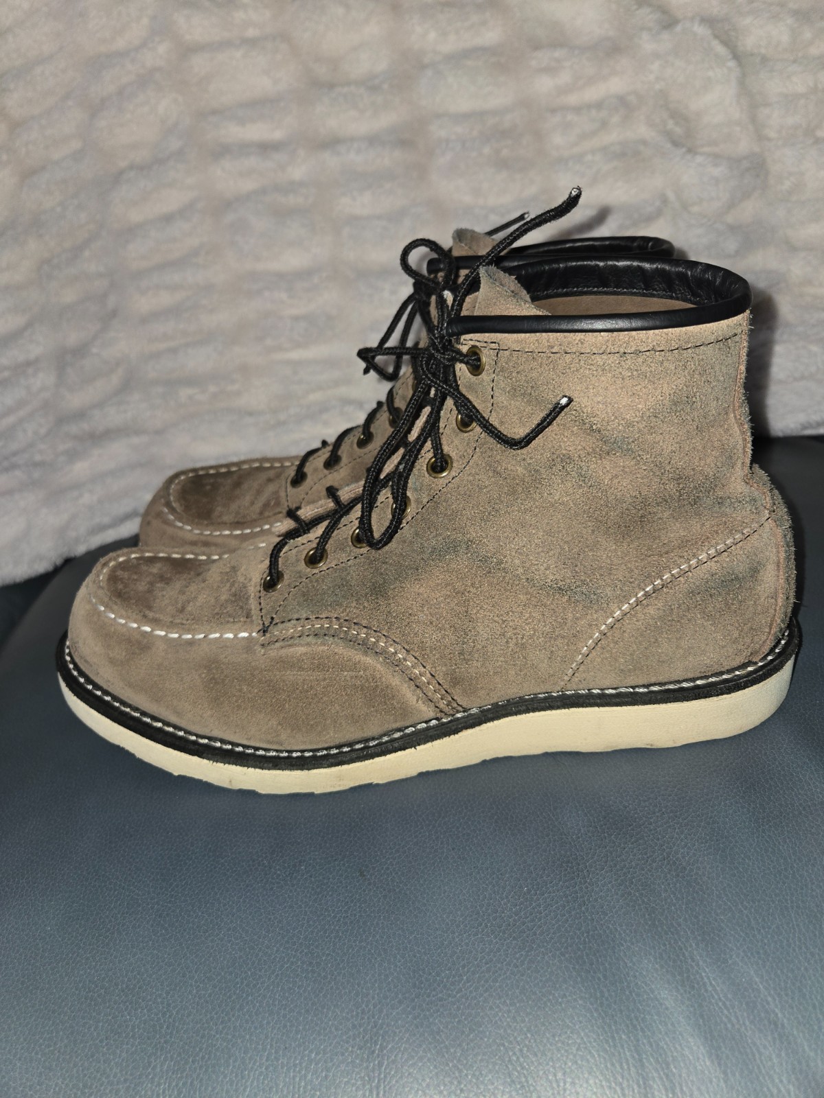 Red Wing 6" Heritage Classic Moc Toe Boot Slate Muleskinner 8863 USA Size 10 D image 2
