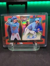 2025 Panini Select Diamond Action Signatures Bobby Witt Jr #DAS-BW Red Prizm /99