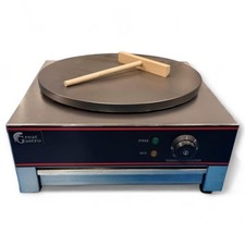16" Commercial Crepe Maker 3KW Non-Stick Hot Plate 50-300°C Temp Control