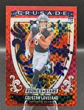 2025 Panini Rookies & Stars - Crusade Colston Loveland #15 Red Plaid (RC)
