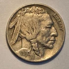Nicer low mintage 1930 S Buffalo Head Nickel