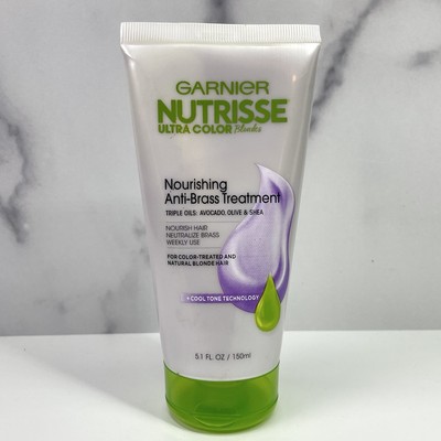 Garnier Nutrisse Ultra Color Blondes Nourishing Anti-Brass Treatment 5.1oz -New