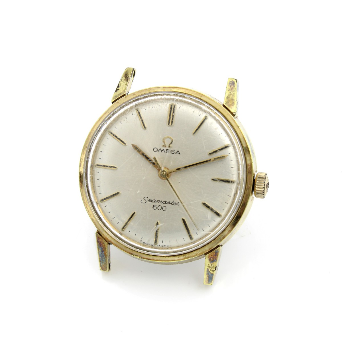 Gold Omega Po 600 Vintage Omega Seamaster 600 Gold Plate 32mm