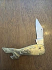 Vintage Coca-Cola Coke Boot Pocket Knife Brass Lady's Boot Shoe Bottle Opener