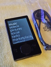 Microsoft Zune 120 Black 120 GB Digital Media Player With New Battery