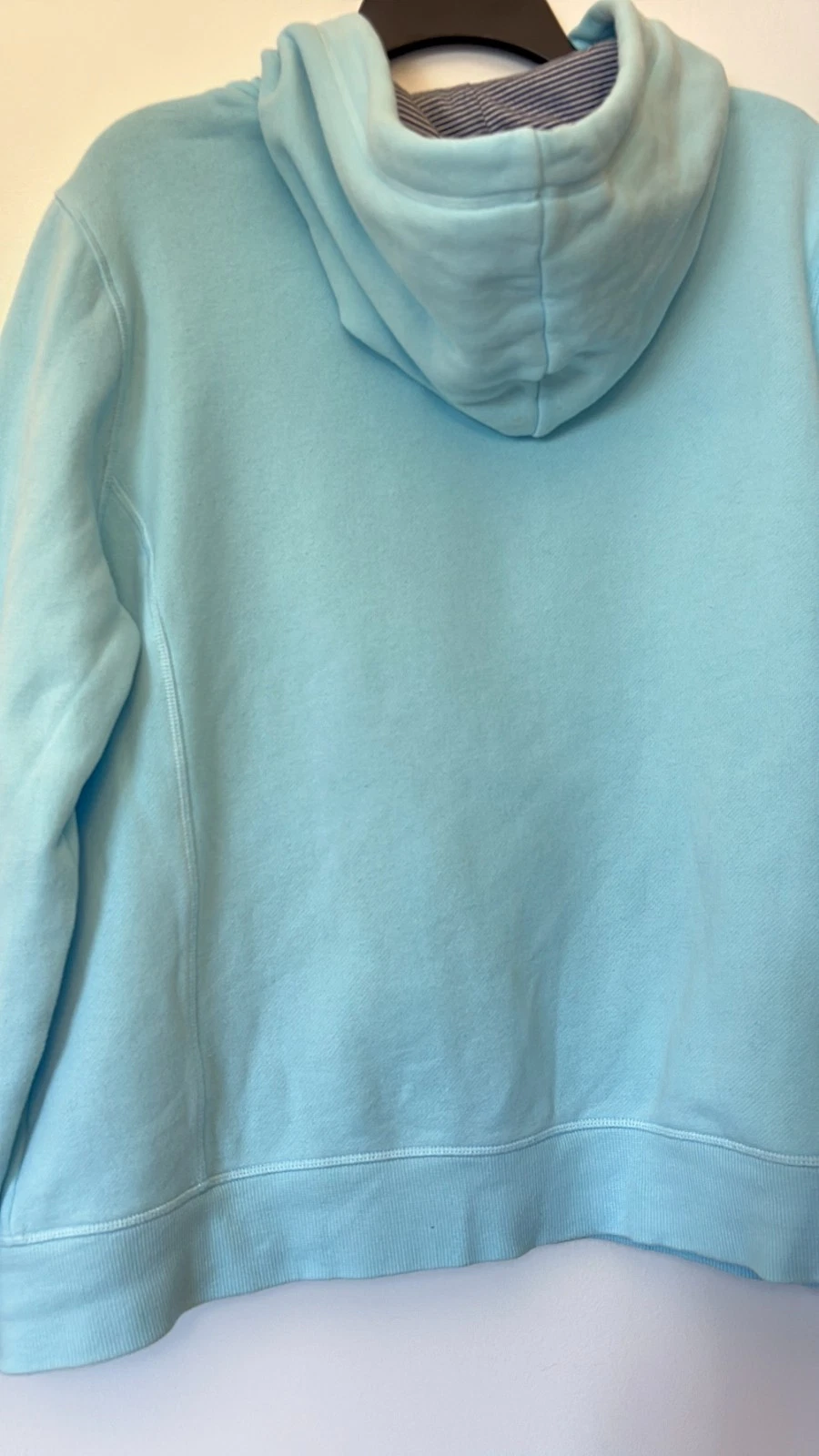 Nautica Men’s Full Zip Fleece Hoodie Blue Drawstring Sweatshirt Size M - product detail image 10