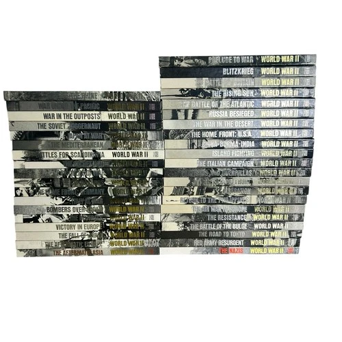Time Life WWII Book Set Complete 39 Volumes World War II WW2 Collection Historic