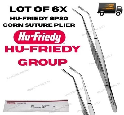 Lot of 10 Hu-Friedy SP20 Corn Suture Pliers Surgical Dental Instruments NEW.
