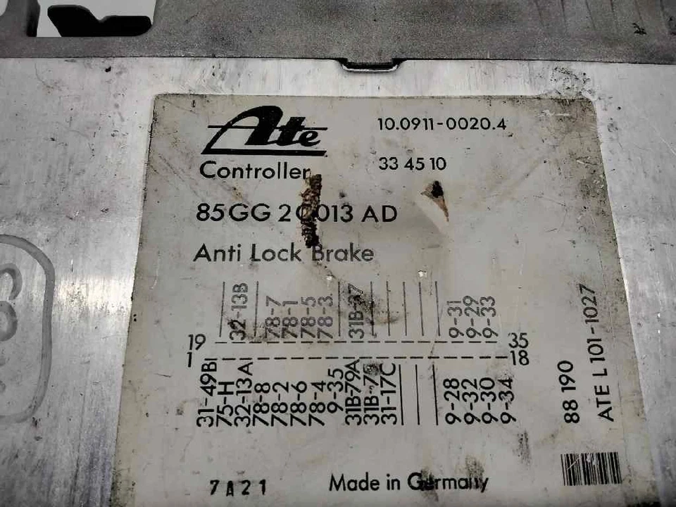 85GG2C013AD CENTRALINA ABS / 2462063 PER FORD SIERRA TURNIER * - Immagine 4 di 4