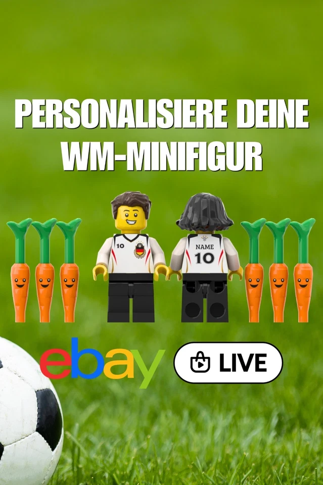 Personalisiere deine WM-Minifigur - Exklusive Designs Live🔥