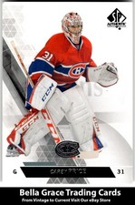 2013-14 SP Authentic Carey Price #65 Montreal Canadiens NHL Hockey