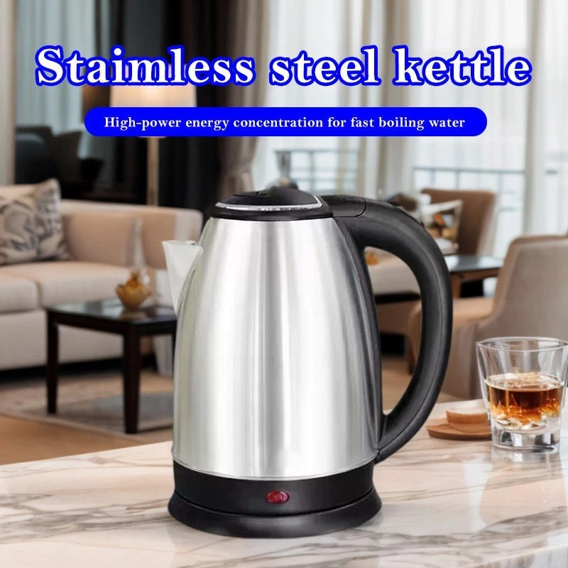 Household Large Capacity Stainless Steel Electric Kettle Automatic Power-Off Sea