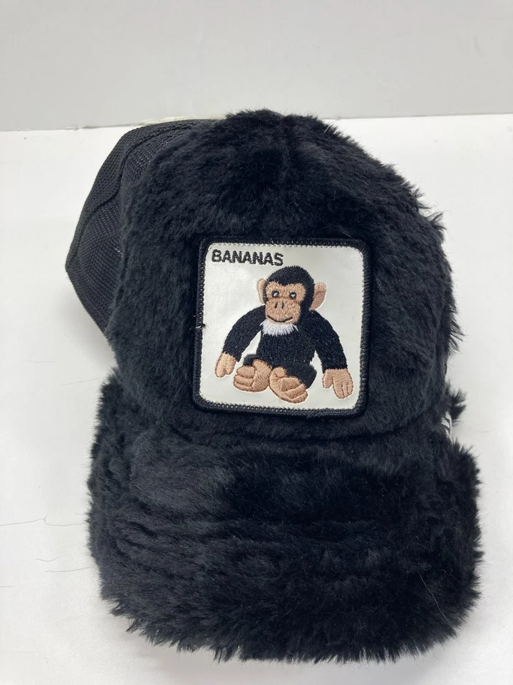 Gorra Goorin Bros Trucker Unisex Talla Única Negra La Granja Plátanos Peludos Mono Foto 4 de 4