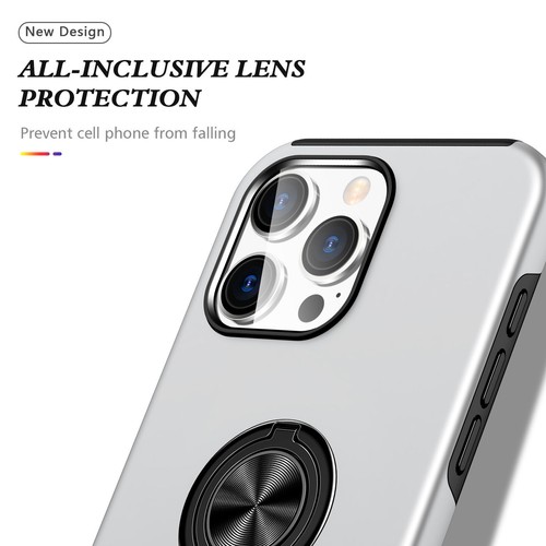 Rugged Magnetic Case with Stand Ring Holder For iPhone 16 Pro Max 16 Plus - Picture 17 of 57