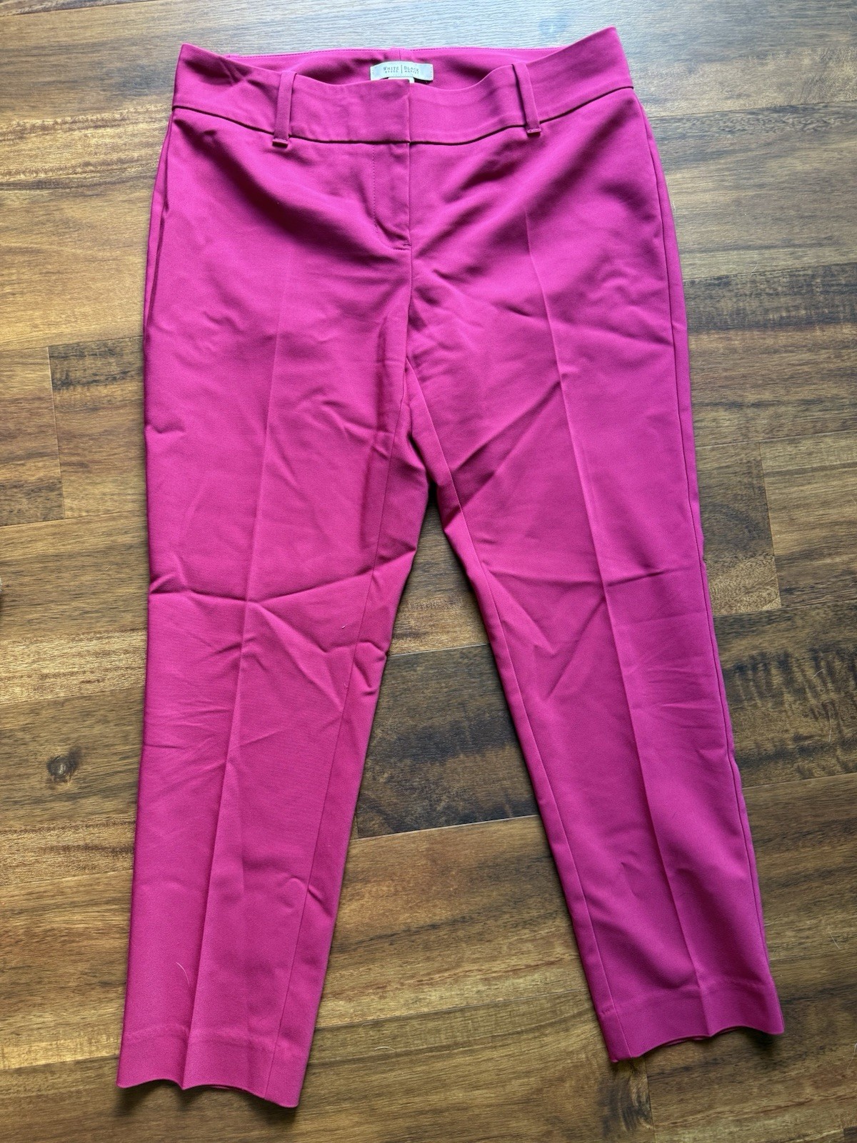 White House Black Market Women’s Ankle Pants Size 6R Pink Stretchy Slim Fit