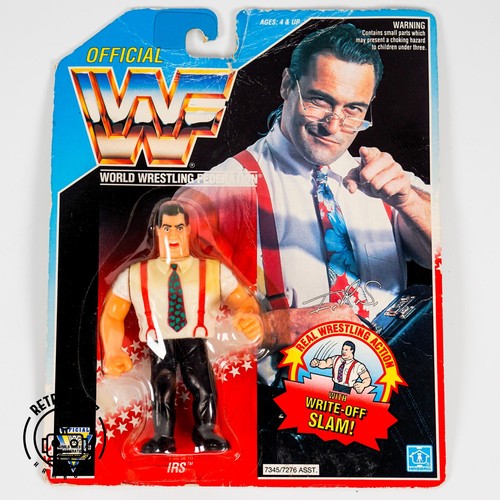 WWF Hasbro IRS 1992 Series 5 US MOC NIB Vintage Fi...