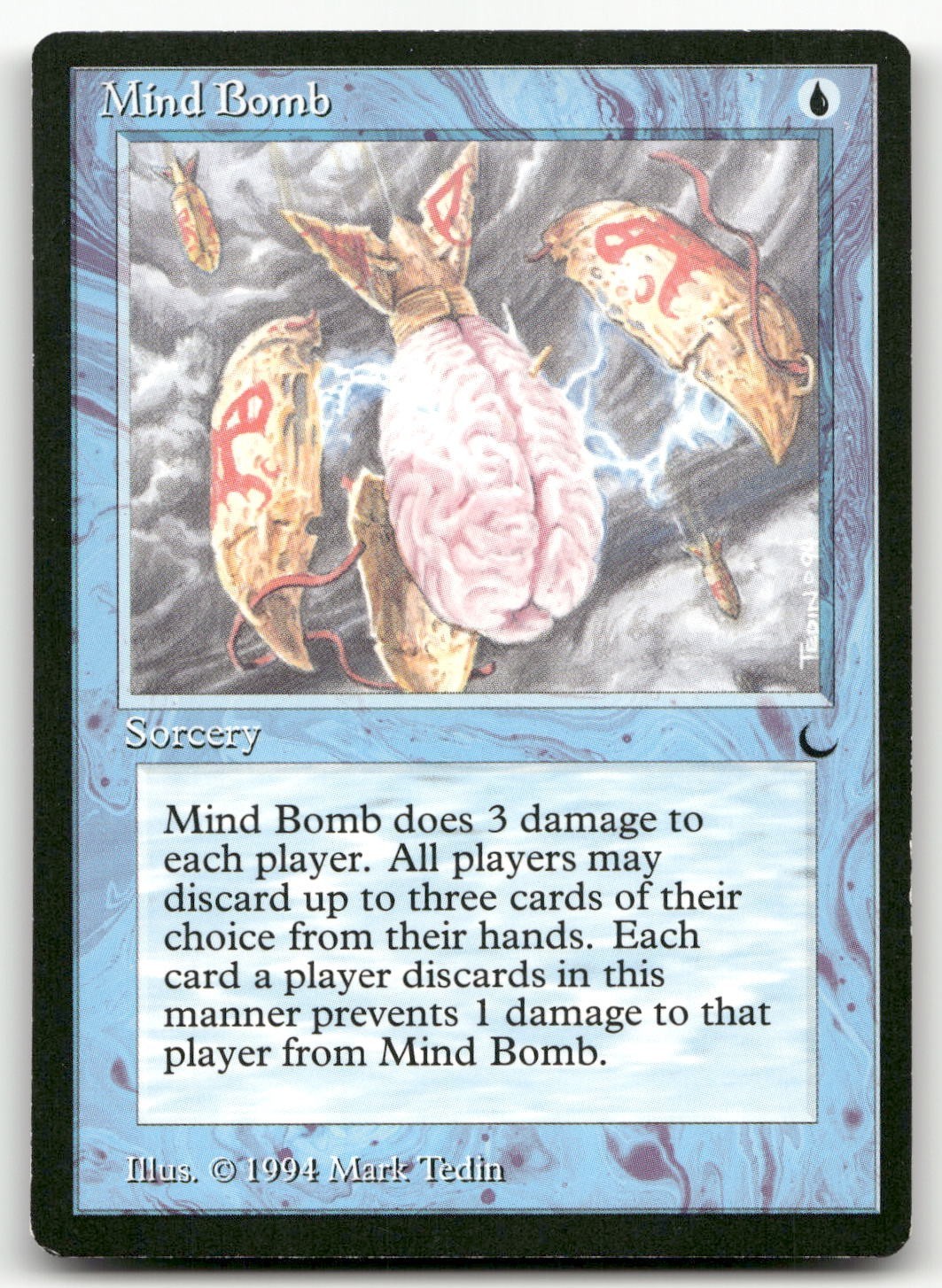 Mind Bomb (LP) The Dark DRK Magic MTG