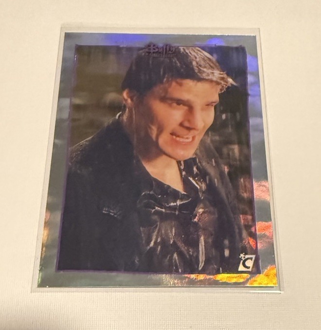 buffy the vampire slayer cardsmith 2025  #18 Angel In The Rain Holo Season Two.