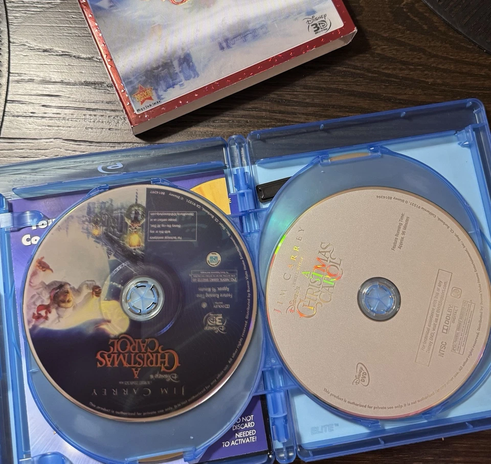A Christmas Carol Blu-ray + Blu Ray 3D Jim Carrey Foto 2 de 3