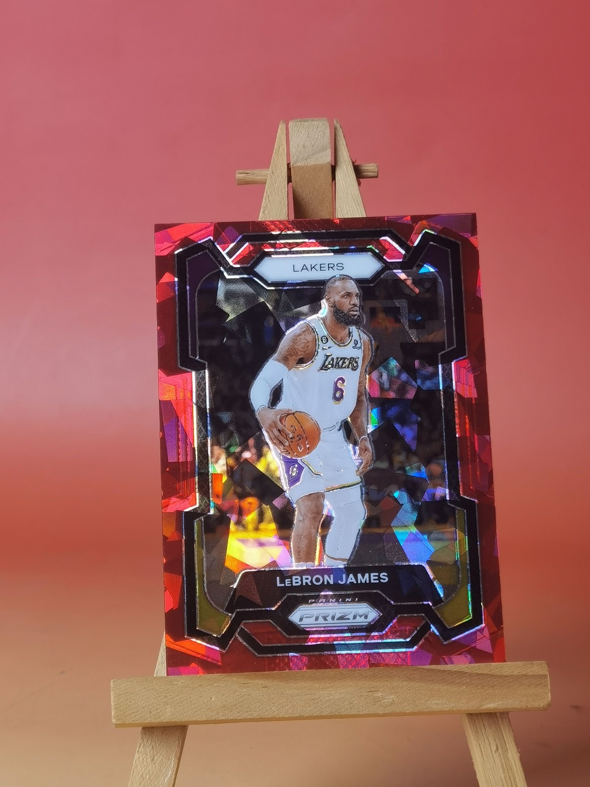 LeBron James 2023-24 Panini Prizm Red Ice Prizm #63-2