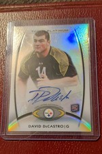 2012 Topps Platinum - Rookie David DeCastro #160 Refractor Autographs (AU, RC)