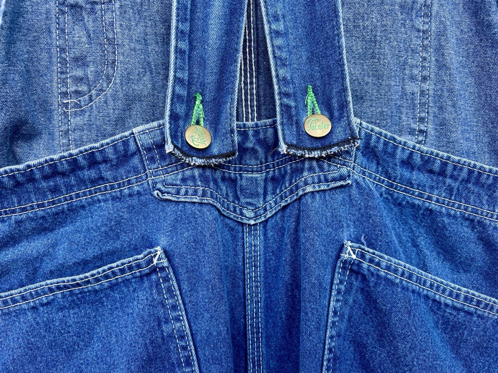 Pointer Brand Denim Overalls w/RARE POINTER BRAND… - image 15