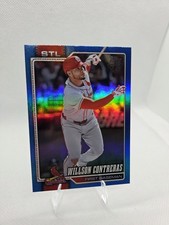 Topps 2026 Willson Contreras Blue Parallel #180 Serial Numbered /150