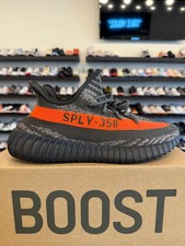 Adidas Yeezy 350 V2 Carbon Beluga Size 10 Brand New HQ7045 Orange Grey