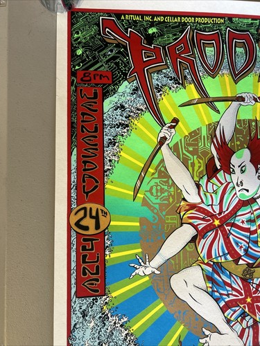 Emek 1998 The Prodigy Concert Poster State Theatre, Detroit, MI 24" x 34" Signed - Picture 2 of 8