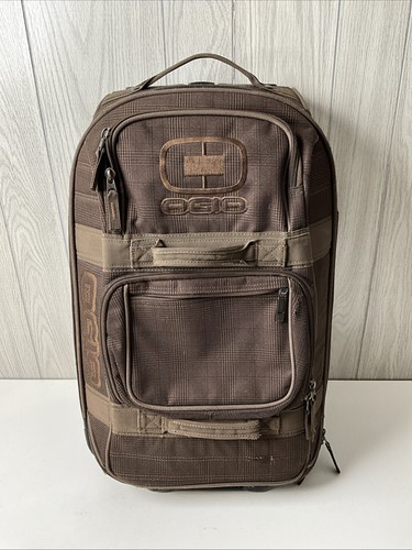 OGIO “Layover” Suitcase/Luggage 23" Wheels Handle Carry On Travel Suitcase BROWN