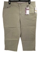 Gloria Vanderbilt Frosted Glass Amanda Capri. Size 16W