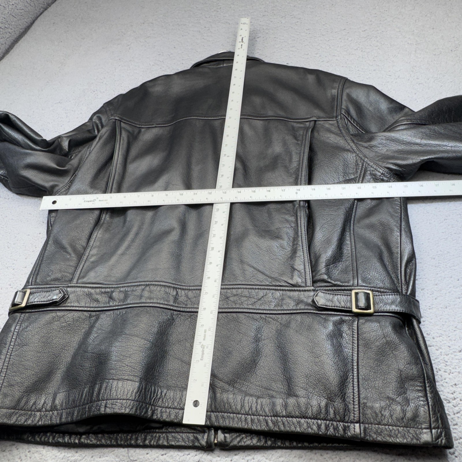 Rainforest Leather Jacket Men Extra Large Biker F… - image 15
