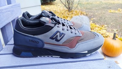 New Balance 1500 men's 12 preowned Made In UK navy indigo violet grey lace swap