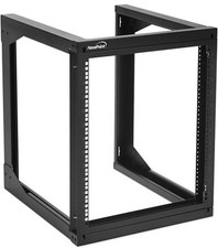 NavePoint Server Rack with Swing Gate - Wall Mount Rack for 19 Inch IT