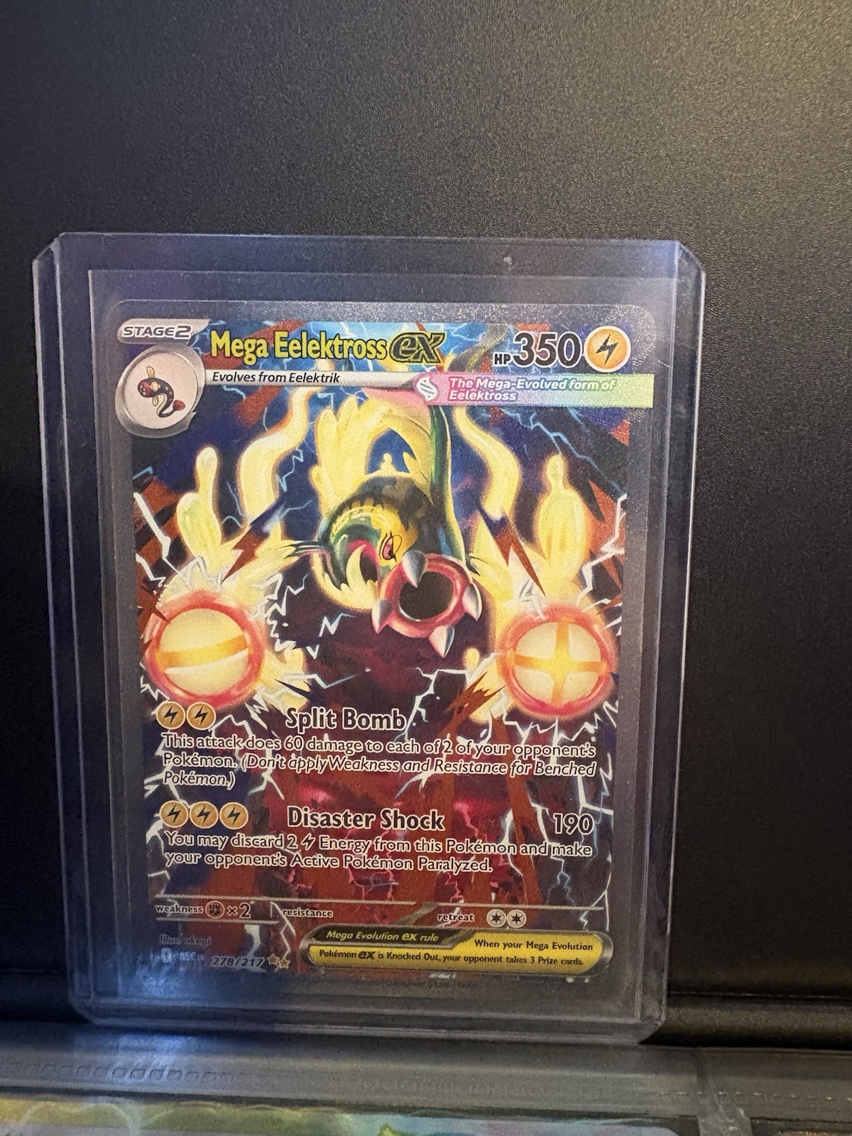 Mega Eelektross Ex SIR 278/217 Ascended Heroes NM English