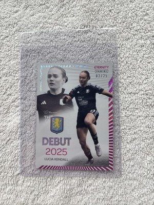 2026 Panini Eternity WSL Lucia Kendall Debut Magenta Parallel 02/25 Aston Villa