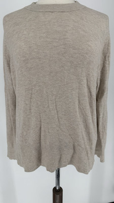 Anko Damen Beige Strick Pullover Größe 14 20  PTP