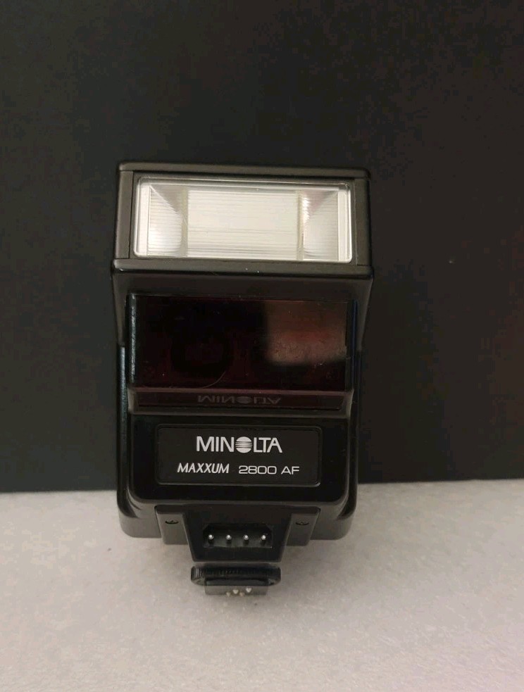Minolta 2800 AF Flash for Maxxum 5000, 7000, 9000 UNTESTED | eBay