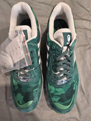 Size 11 - BAPE x Undefeated x adidas ZX 8000 A-ZX Series - Green