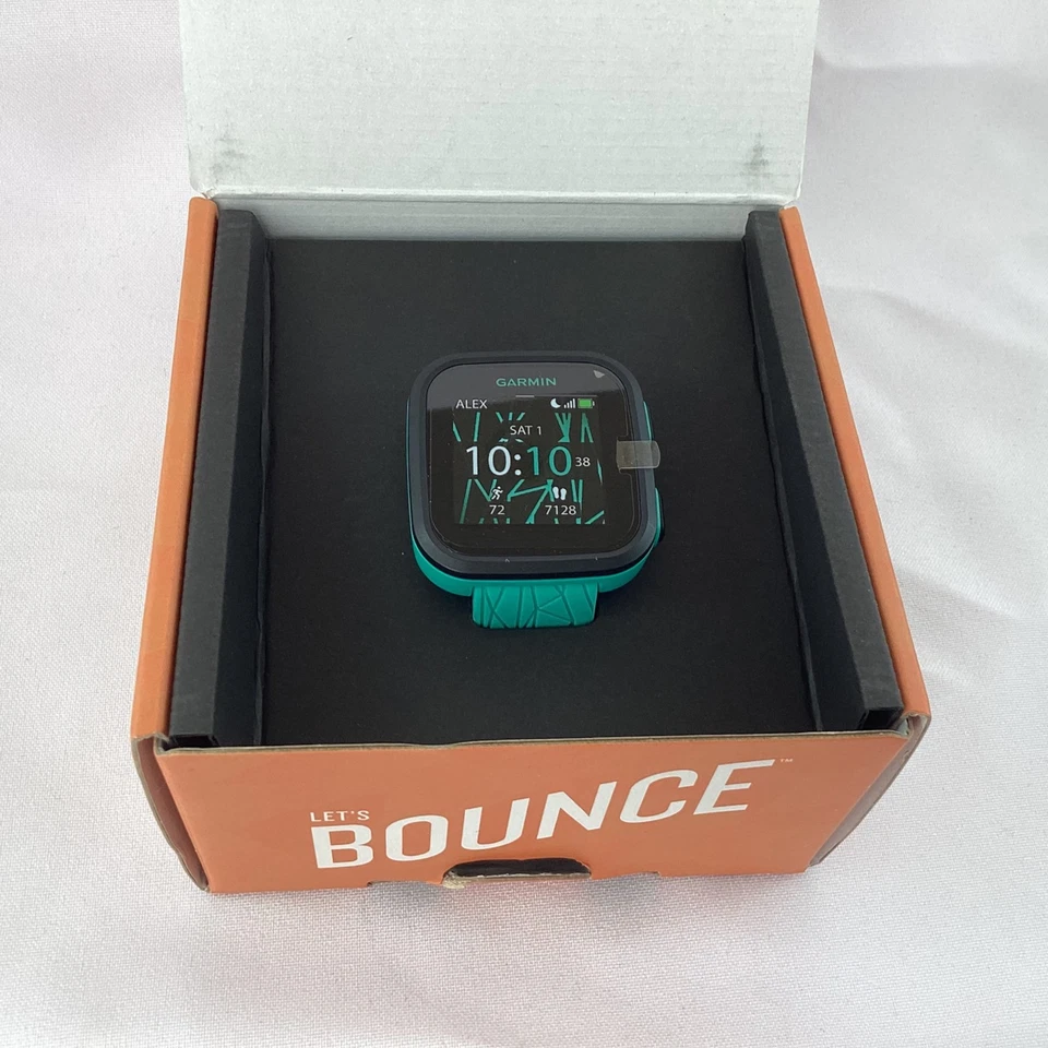 2022 Garmin Bounce Kid's Smartwatch Green Band- New in box (K2) W#667 - Image 2 of 4