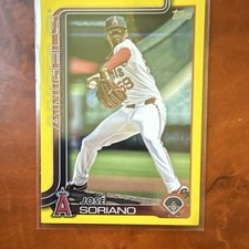 Topps Series 2 2024 Yellow Parallel José Soriano #669 Angels MLB