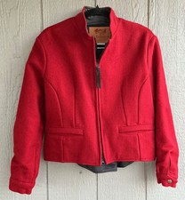 Vintage Schaefer Outfitter Style 910 Red 100% Wool Western Jacket USA Made M