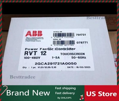 1PC New ABB RVT-12 2GCA291721A0050 POWER FACTOR CONTROLLER Expedited Shipping