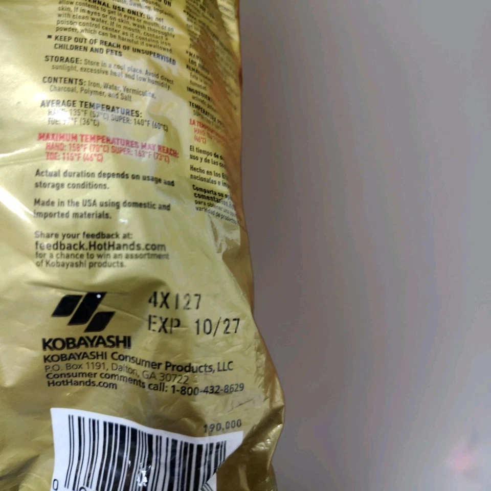 Hothands Variety Pack: Handwarmers, Body Warmers, & Toe Warmers, Up to 18 Hours - Image 2 of 3