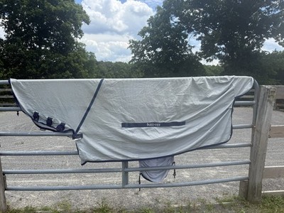 75  Bucas Buzz Off Full Neck Horse Fly Sheet w/Belly Protection - Used