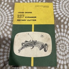 Manual de operador para cortador rotativo John Deere 227 Gyramor OM-W13157