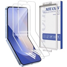 2 Pack Samsung Galaxy Z Flip 6 Screen Protector Hydrogel Film Touch Sensitive HD