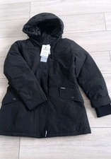 Parka donna Woolrich Gleley colore nero taglia UK XXL nuovo 