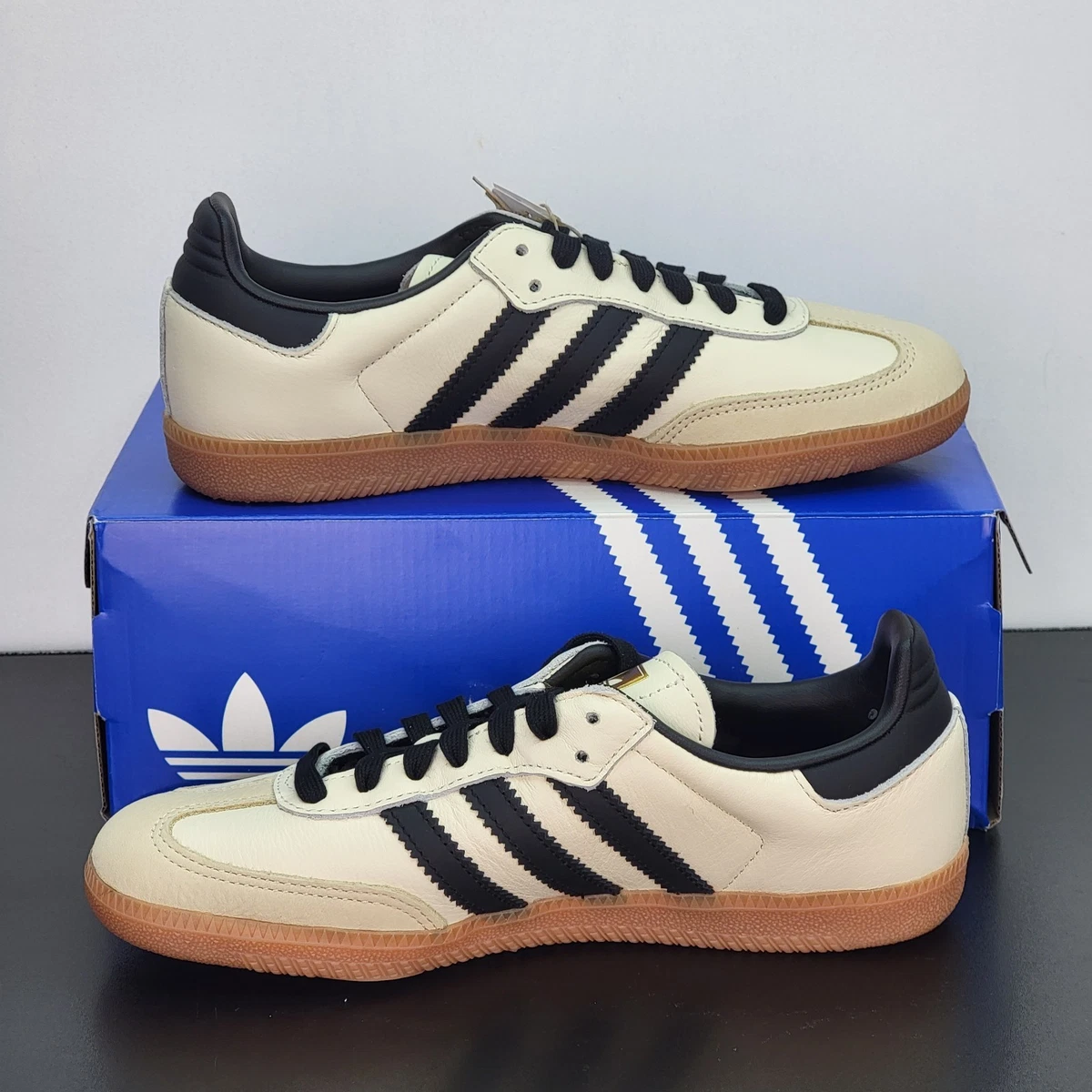 adidas Samba OG Core Black Off White Gum W for sale | eBay