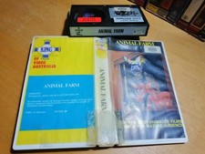 ANIMAL FARM (George Orwell Classic)  Rare King of Video Australia BETA 1st Issue